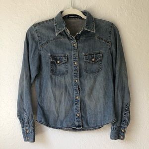 Express Jeans Button Down Blouse